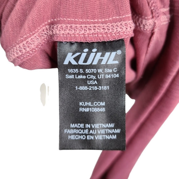 Kuhl long-sleeve v-neck mauve shirt women's size medium - Picture 12 of 15